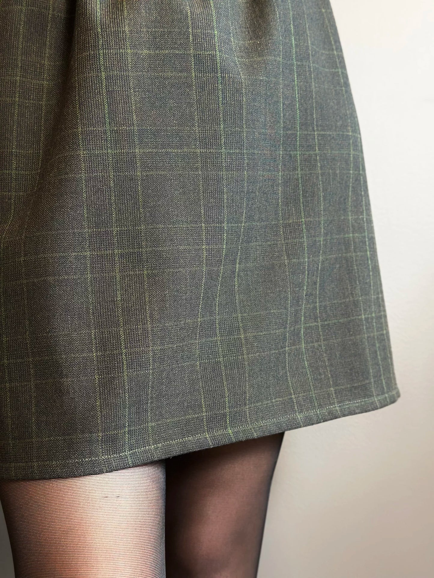 BOCCIOLO LANA TARTAN VERDE