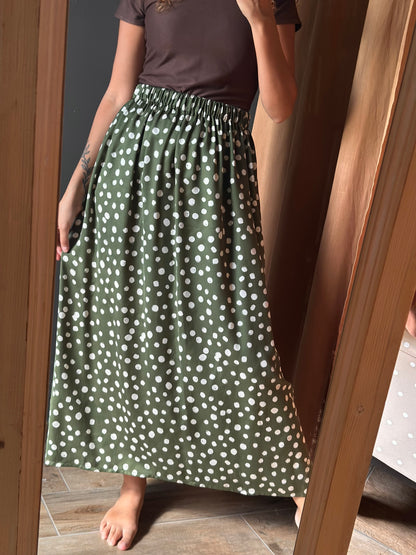 SAKURA verde pois (unica - pronta consegna)