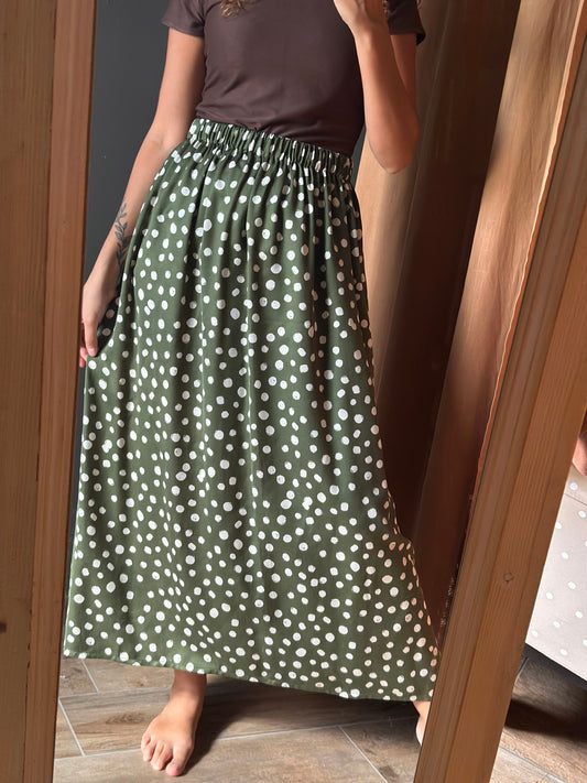SAKURA verde pois (unica - pronta consegna)