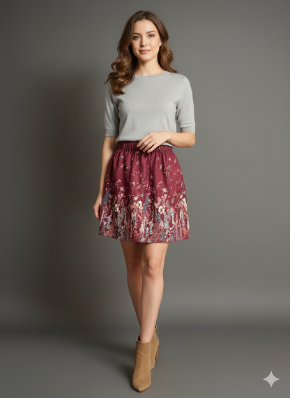 BOCCIOLO BORDEAUX FIORI