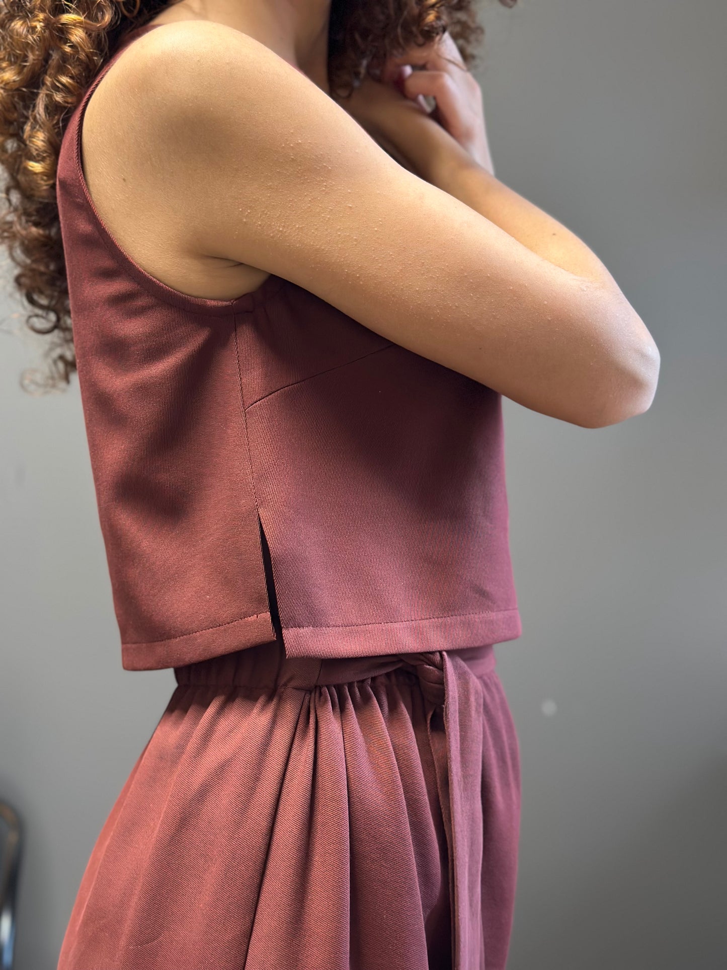 ULIVO COTONE BORDEAUX