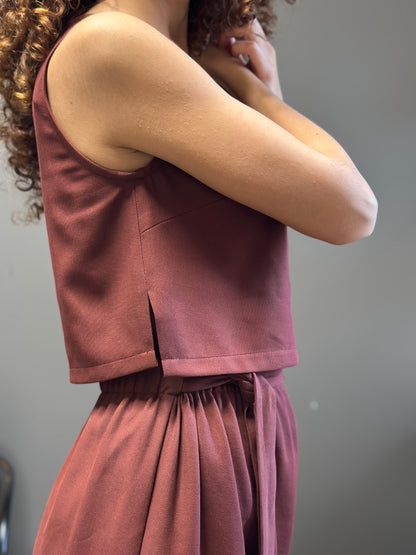 ULIVO COTONE BORDEAUX