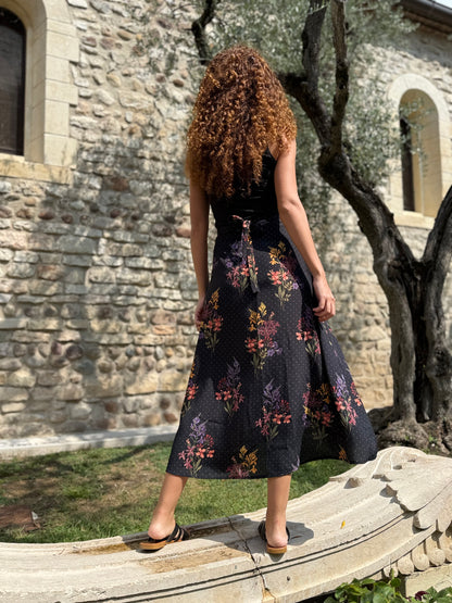 TULIPANO NERA POIS FIORI