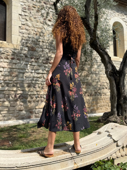 TULIPANO NERA POIS FIORI