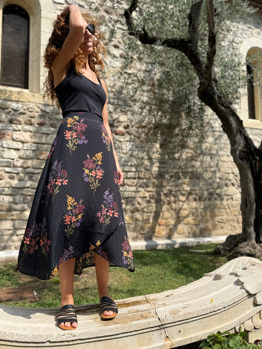 TULIPANO NERA POIS FIORI