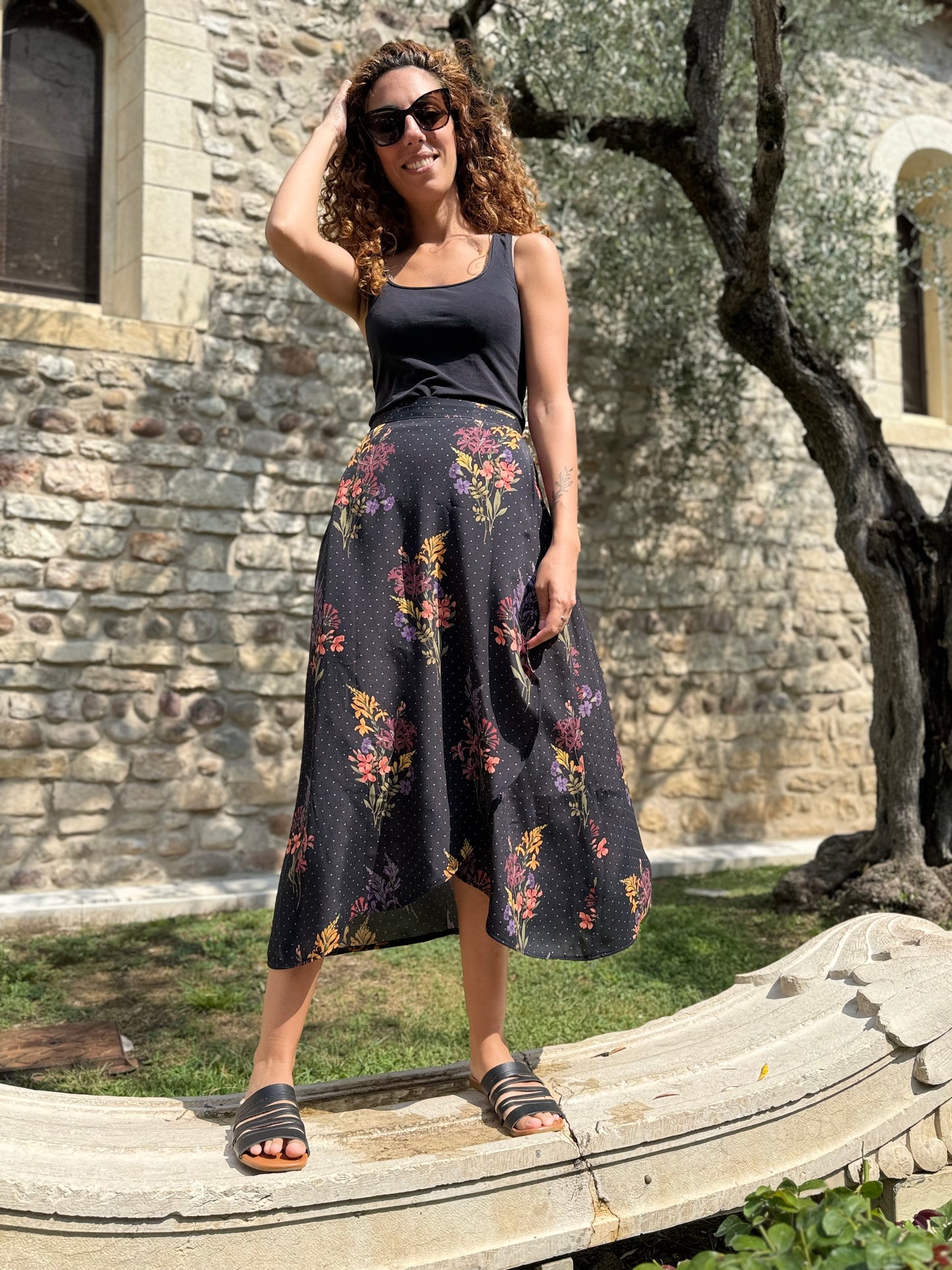 TULIPANO NERA POIS FIORI