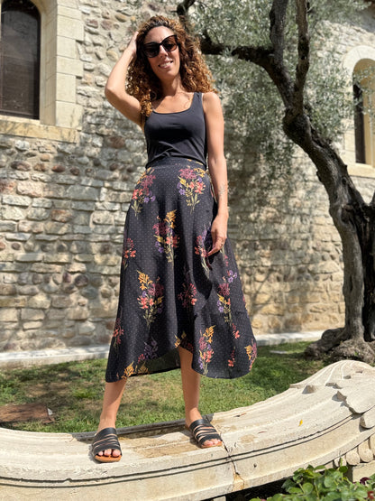 TULIPANO NERA POIS FIORI