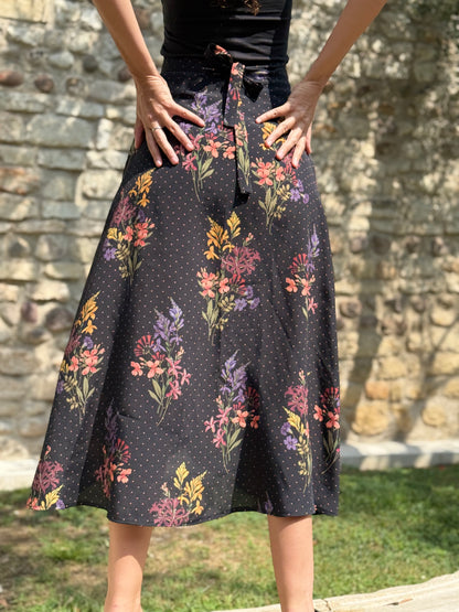 TULIPANO NERA POIS FIORI