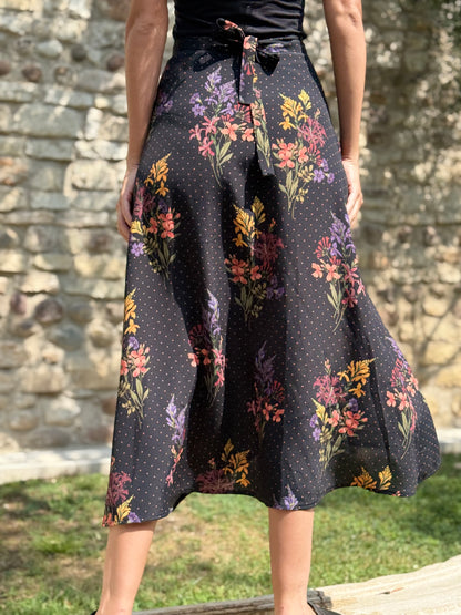 TULIPANO NERA POIS FIORI