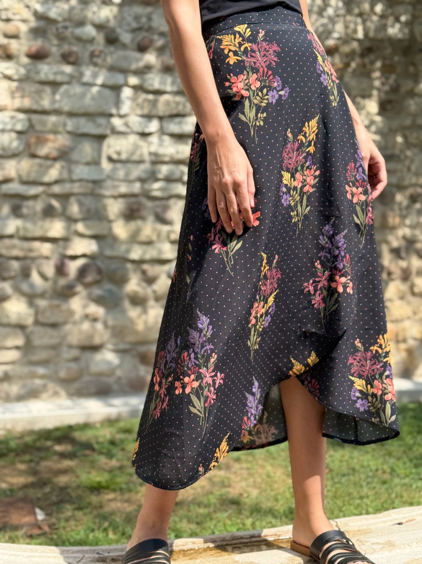 TULIPANO NERA POIS FIORI