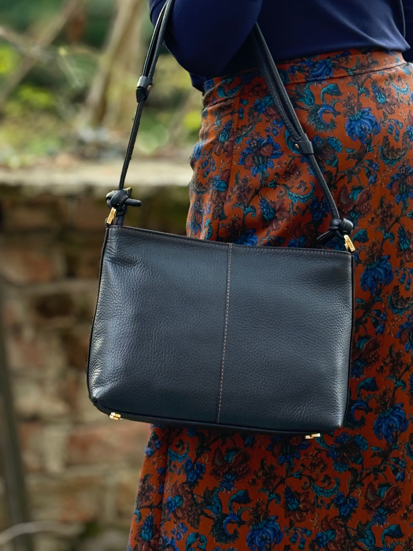 ROSEMARY - VERA PELLE - BLU