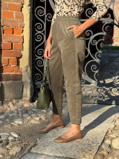 CAROTA VELLUTO A COSTE VERDE (Pronta consegna)