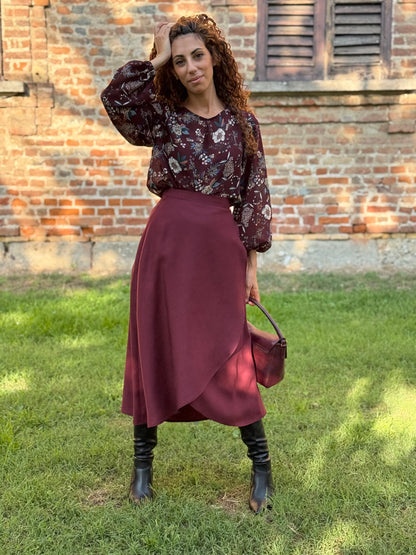 TULIPANO TENCEL BORDEAUX