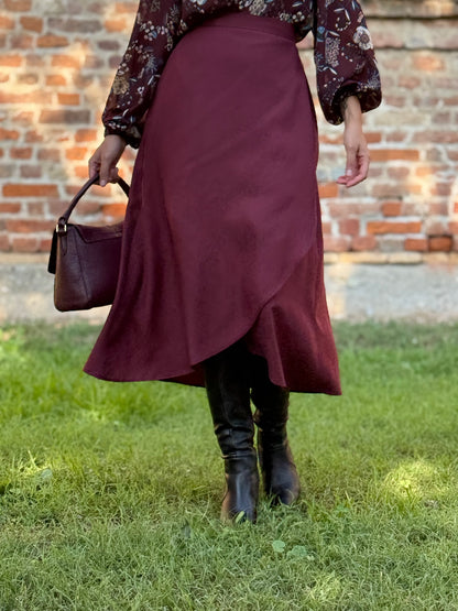 TULIPANO TENCEL BORDEAUX