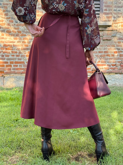TULIPANO TENCEL BORDEAUX