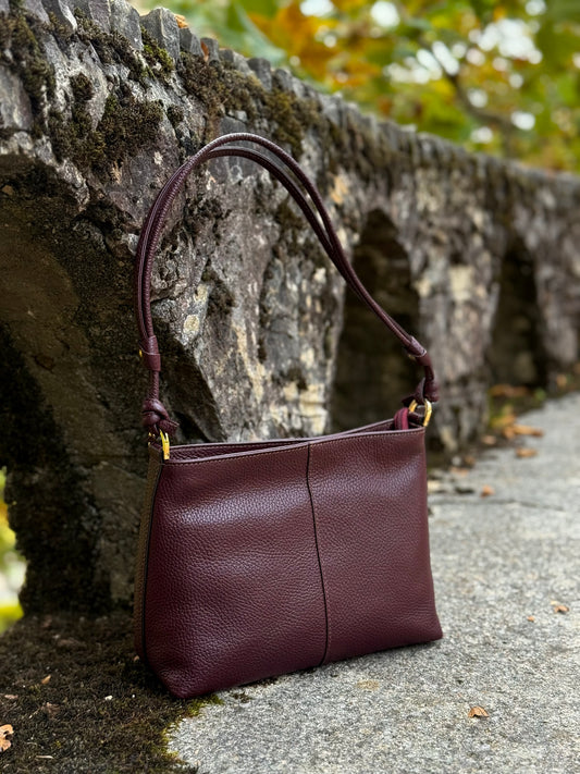 ROSEMARY - VERA PELLE - BORGOGNA