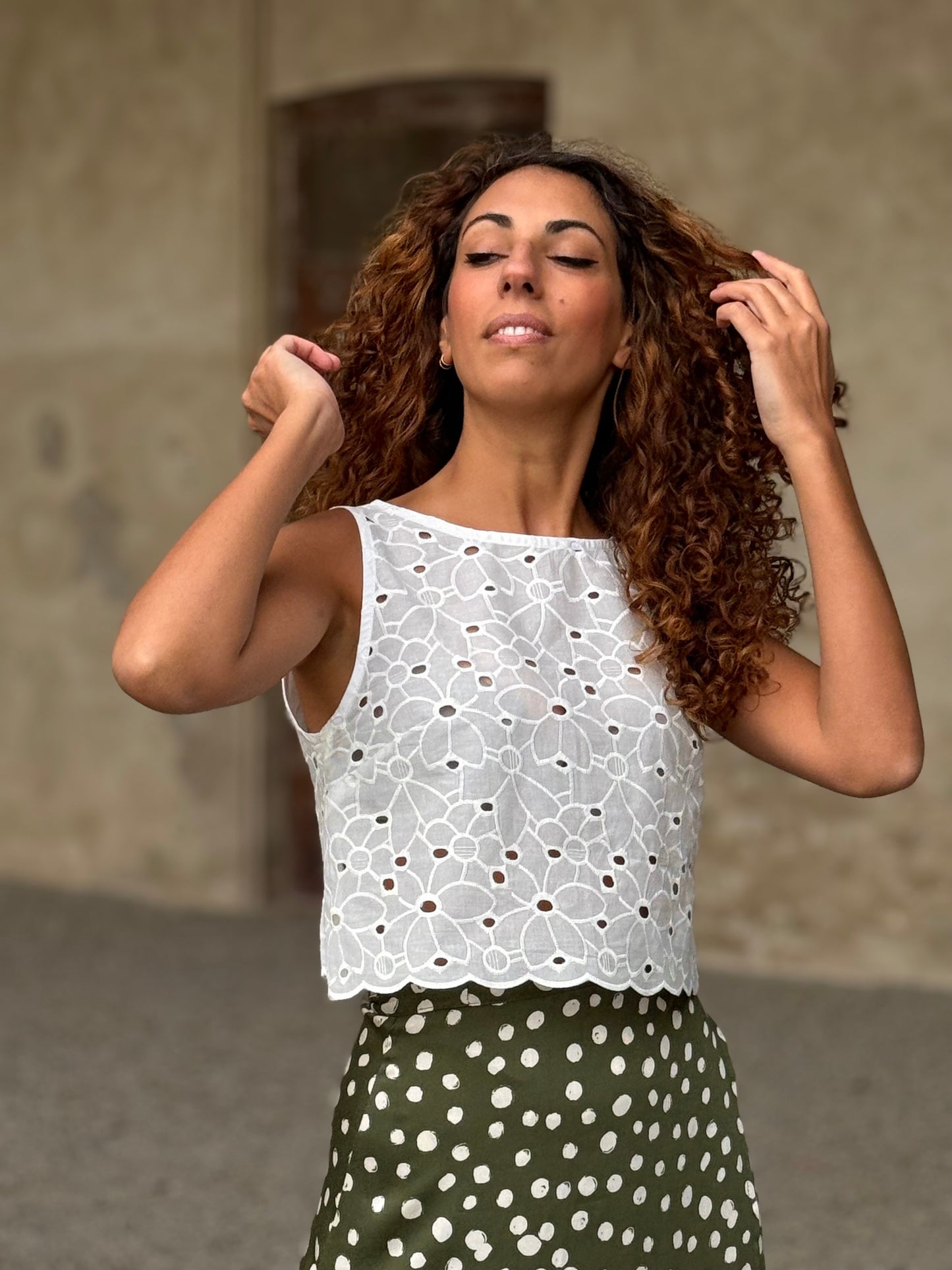 ULIVO COTONE SANGALLO