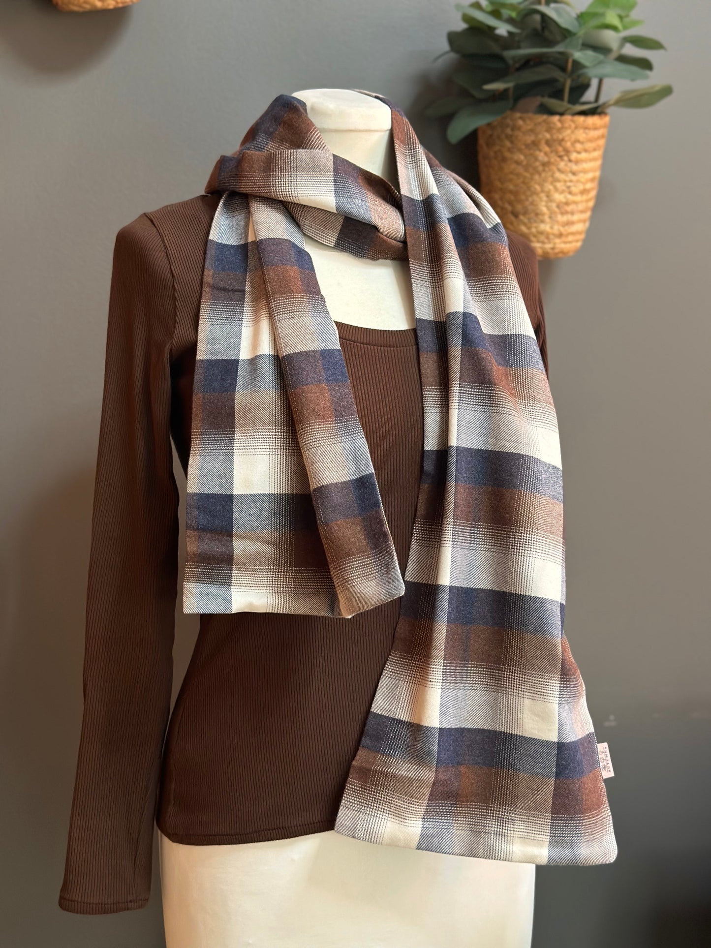 SCIARPA FLANELLA QUADRI