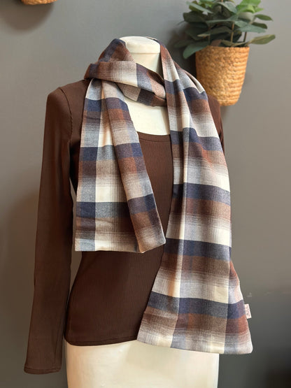 SCIARPA FLANELLA QUADRI