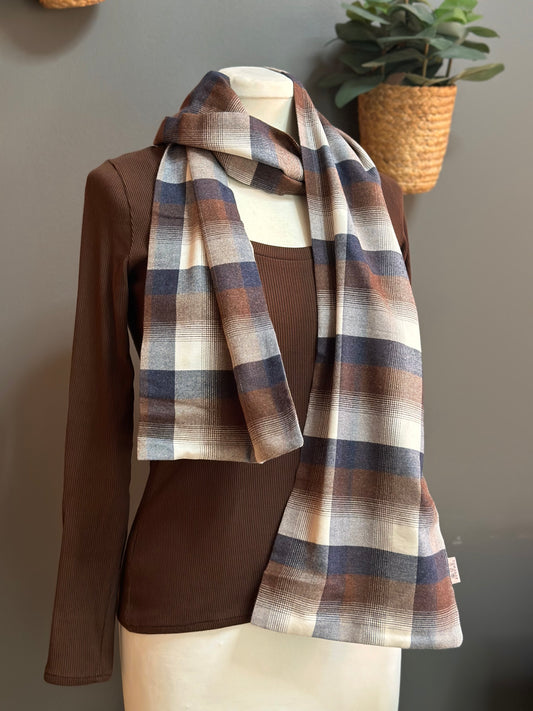 SCIARPA FLANELLA QUADRI