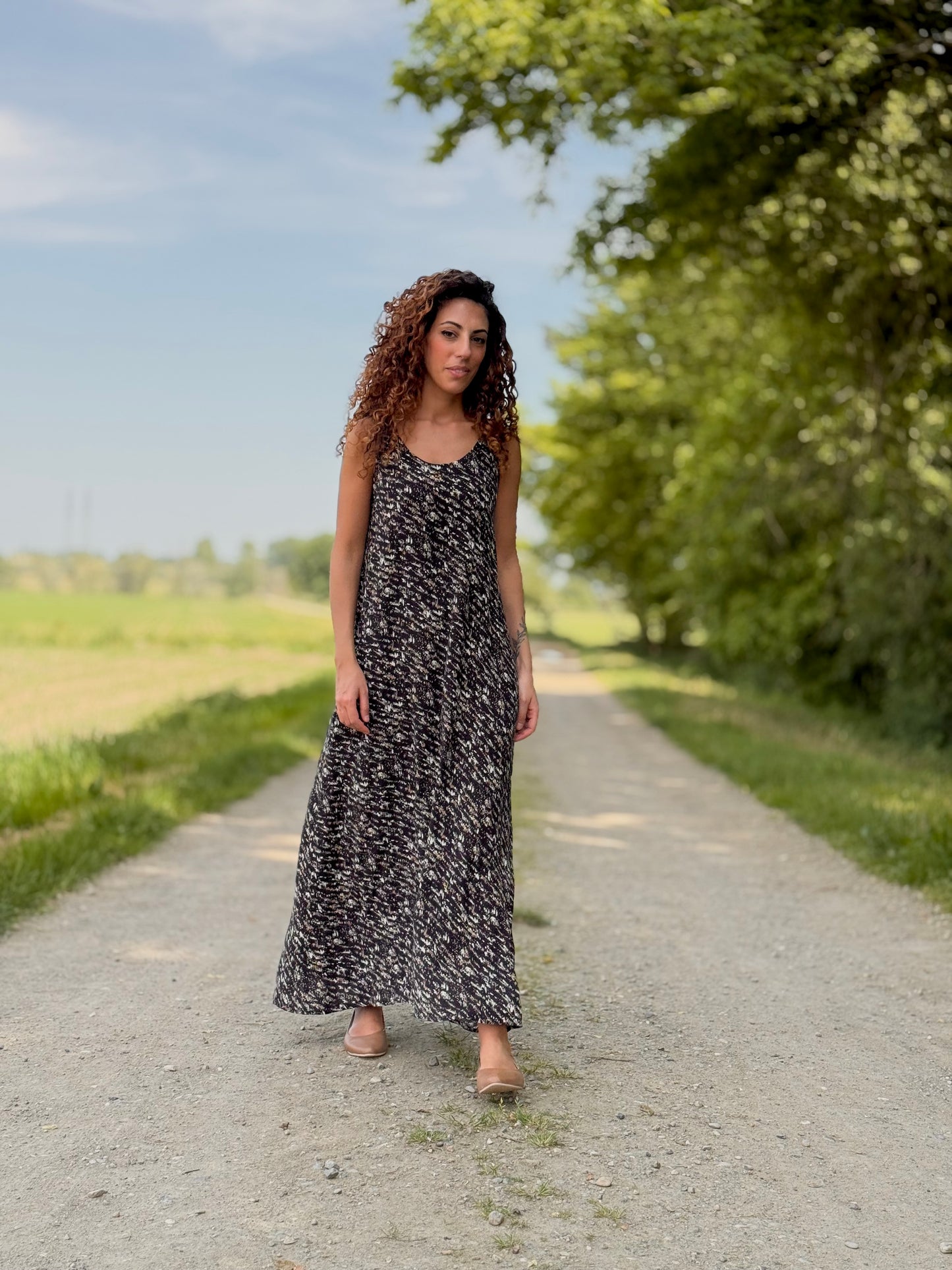 MIRTILLO MAXI nero fantasia (ultimo - pronta consegna)