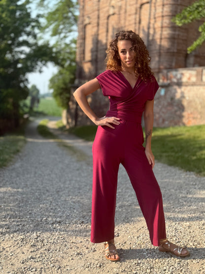 FEELING GOOD pantalone Rugiada Bordeuax