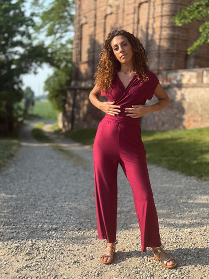 FEELING GOOD pantalone Rugiada Bordeuax