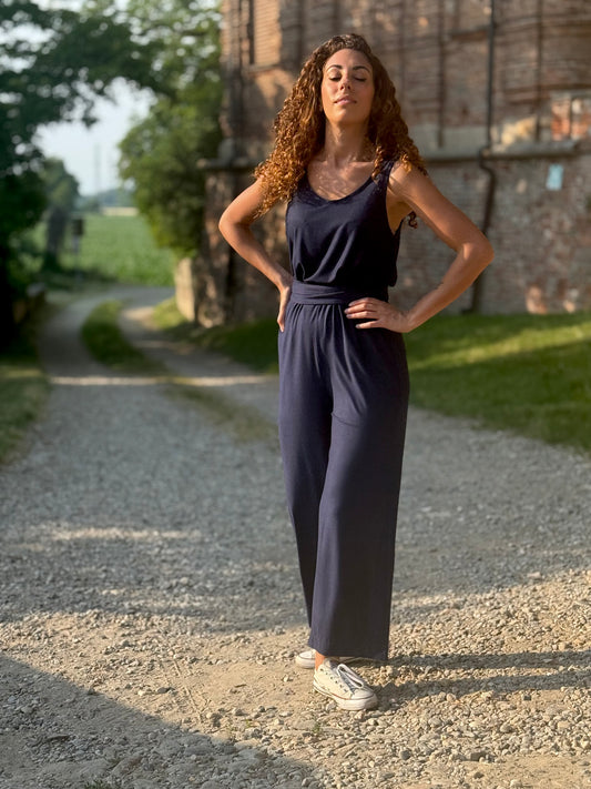 FEELING GOOD pantalone Rugiada Blu