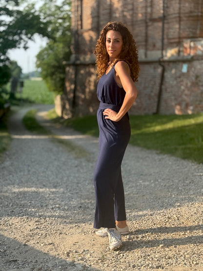 FEELING GOOD pantalone Rugiada Blu