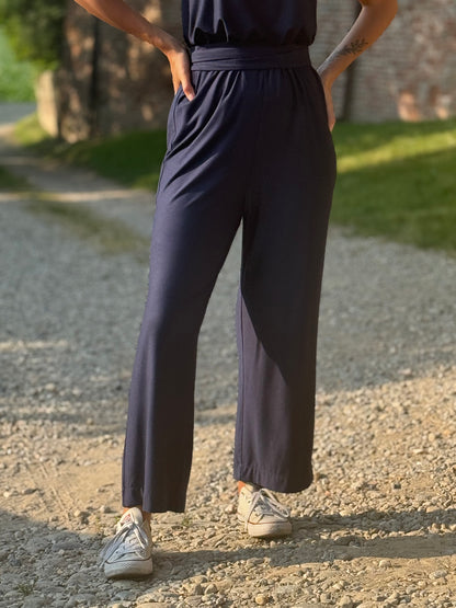 FEELING GOOD pantalone Rugiada Blu
