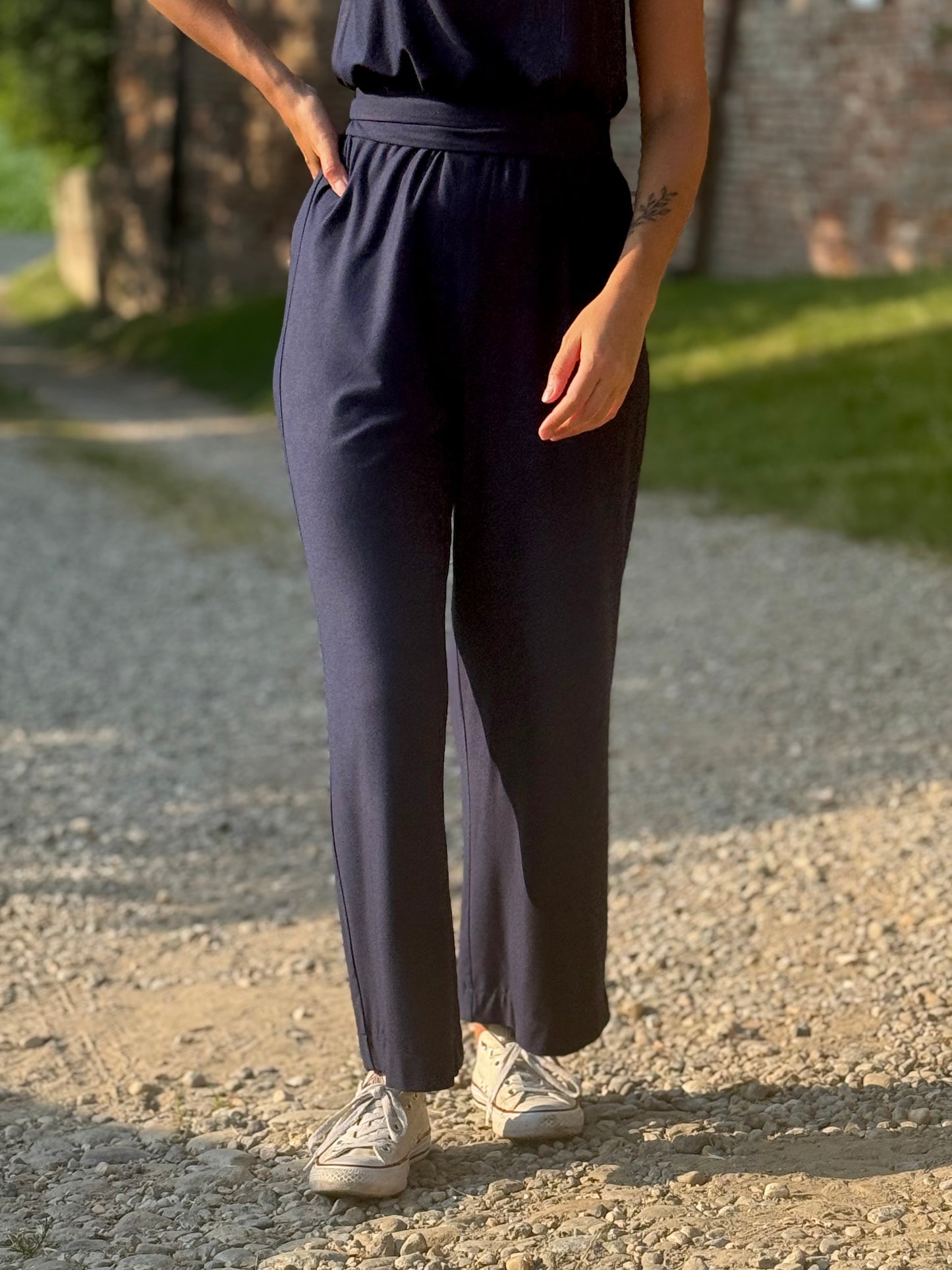 FEELING GOOD pantalone Rugiada Blu