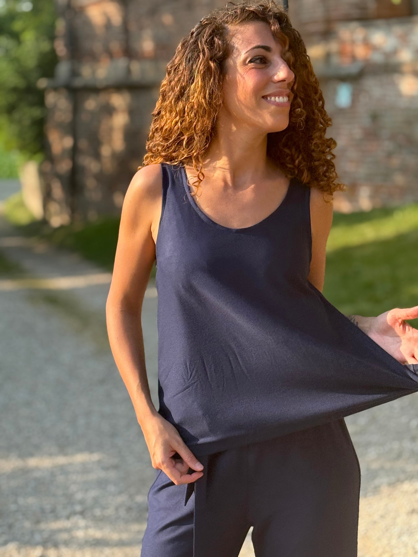 FEELING GOOD top MIRTILLO (+colori)