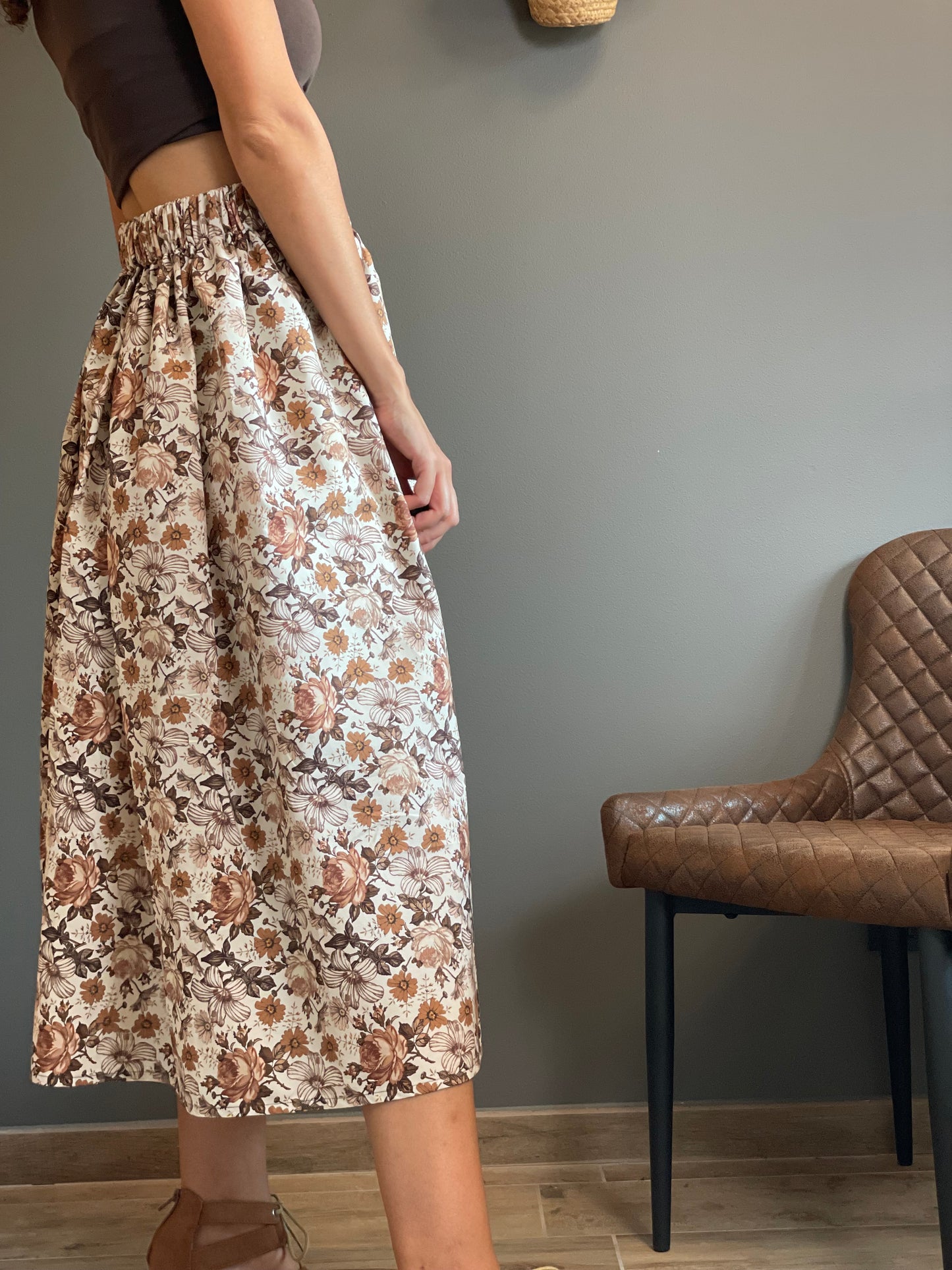 DAHLIA BIANCA FIORI MARRONI