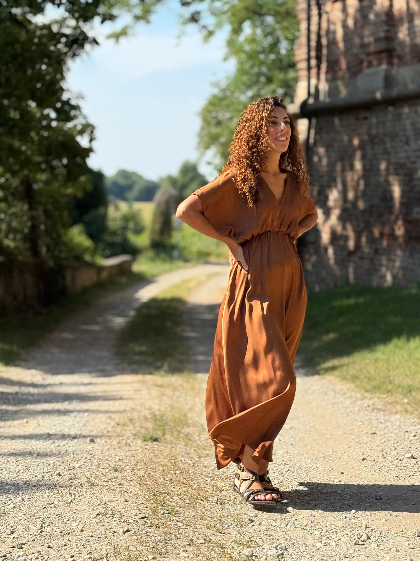 NINFA viscosa cuoio