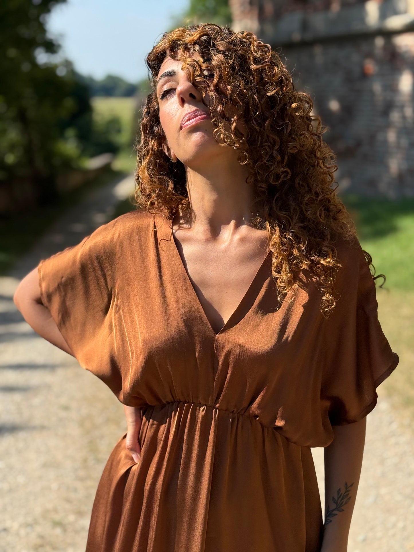 NINFA viscosa cuoio