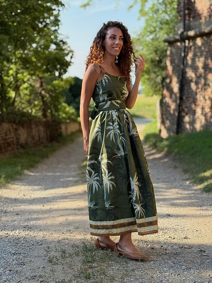 SUNSET verde con greca