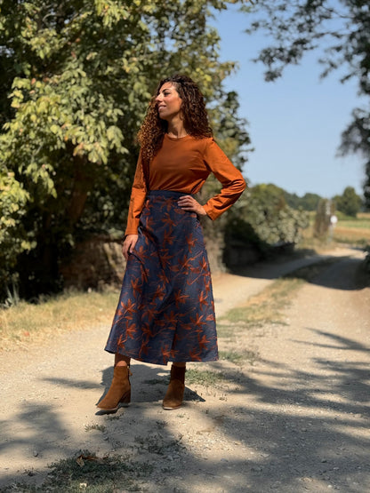 TULIPANO denim ricamato