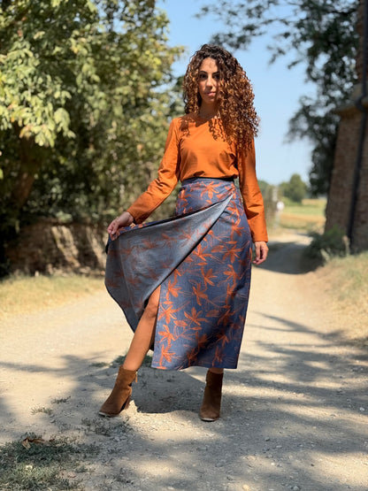 TULIPANO denim ricamato