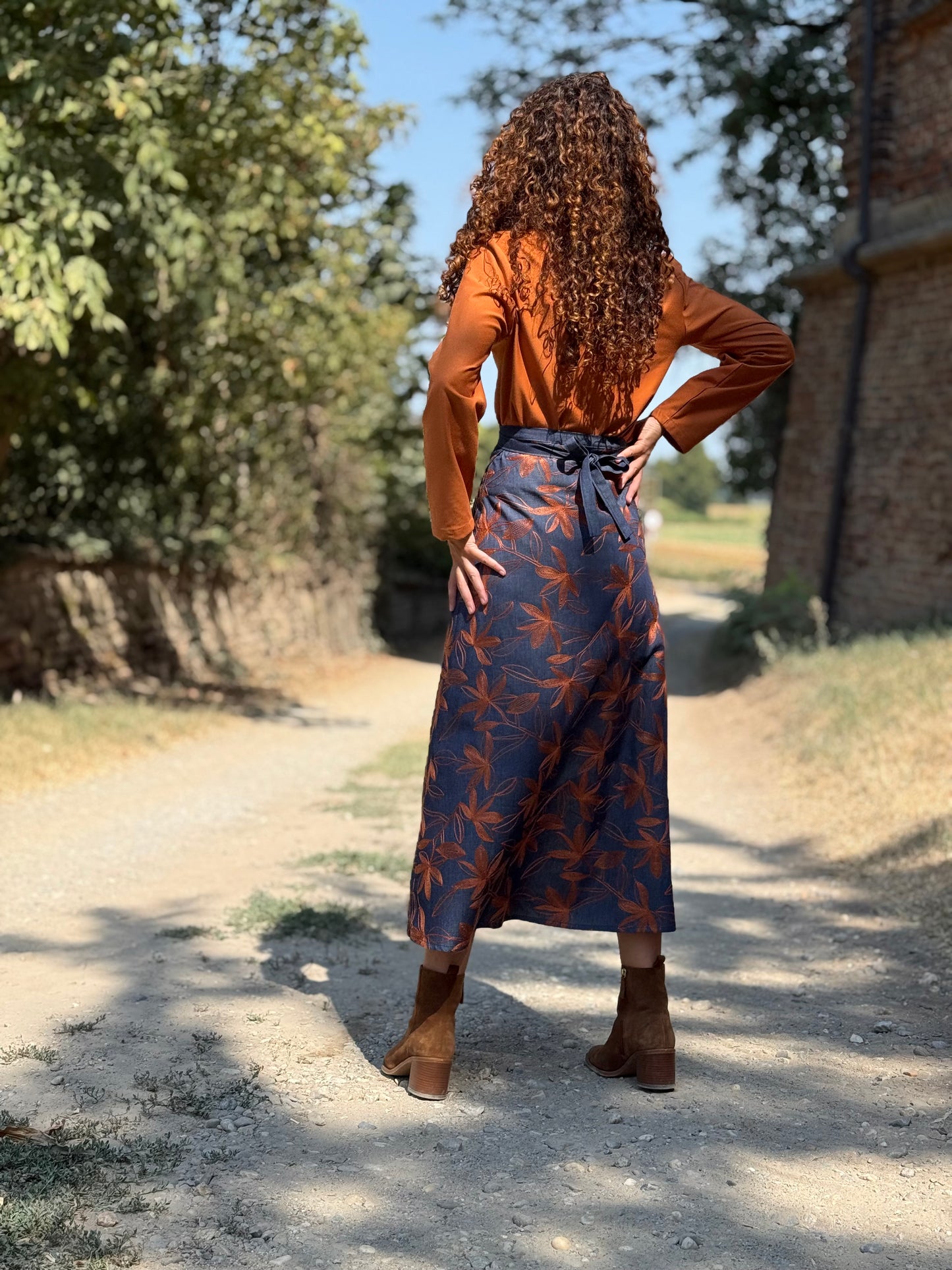 TULIPANO denim ricamato