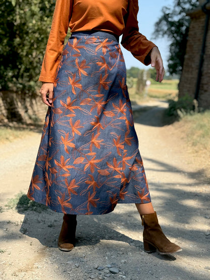 TULIPANO denim ricamato