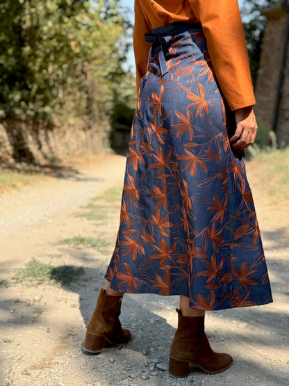 TULIPANO denim ricamato