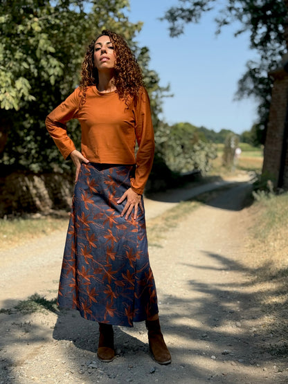 TULIPANO denim ricamato