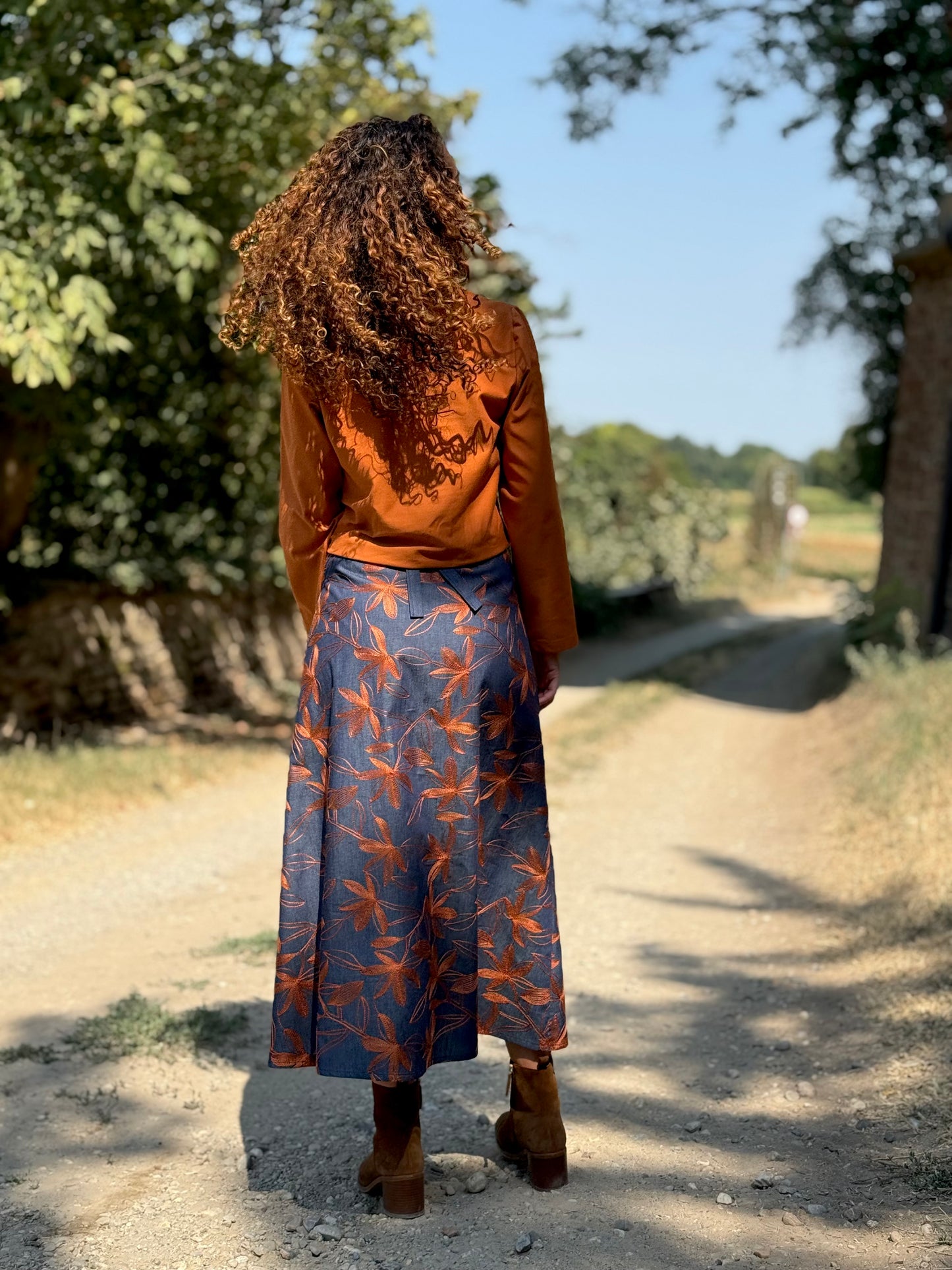 TULIPANO denim ricamato