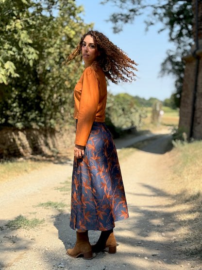 TULIPANO denim ricamato