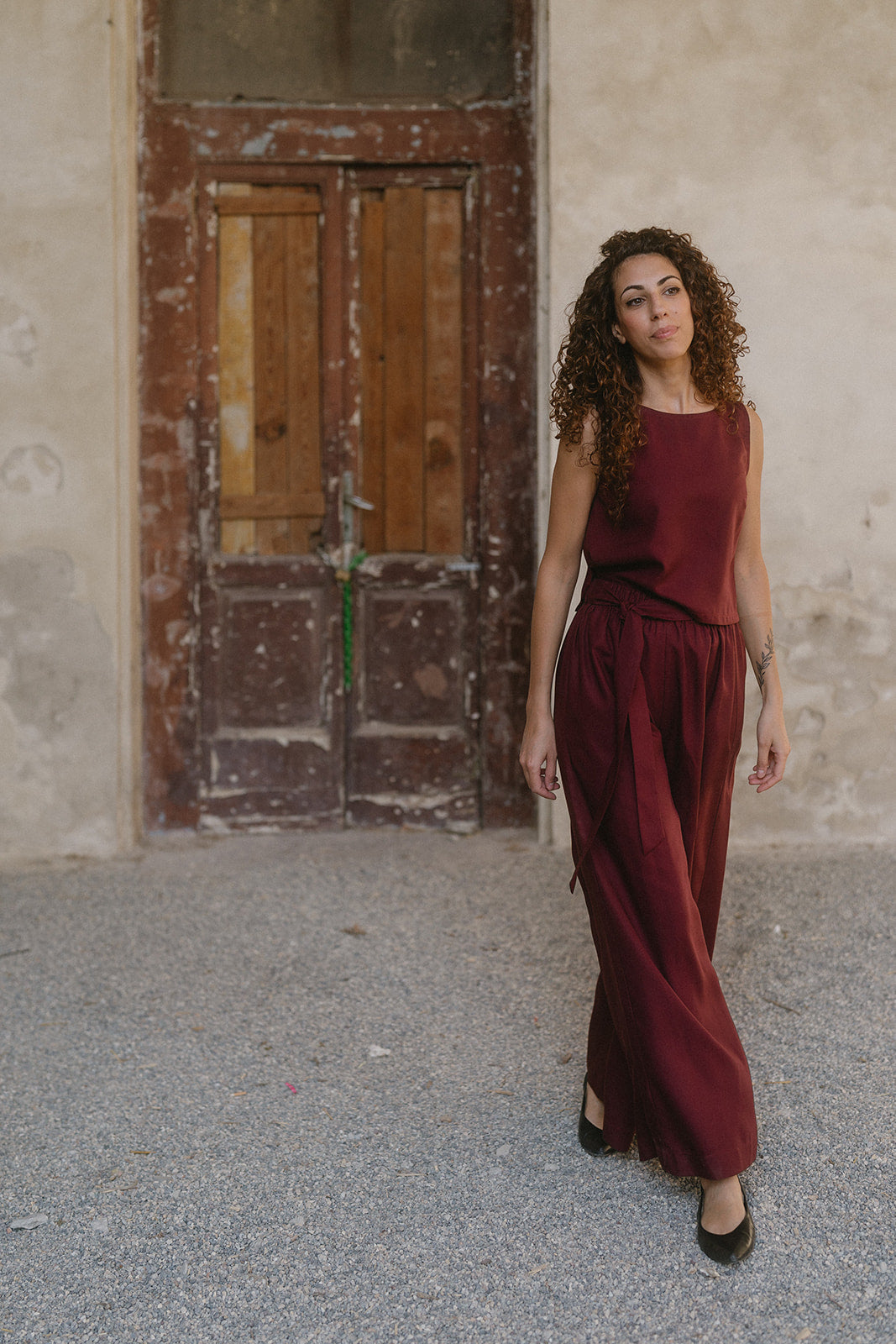 ARIA TENCEL BORDEAUX