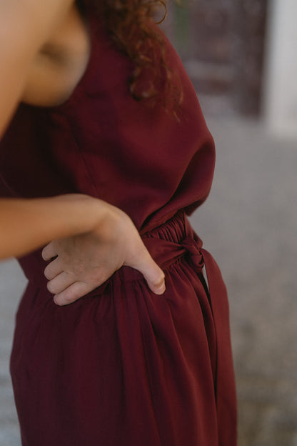 ULIVO TENCEL BORDEAUX