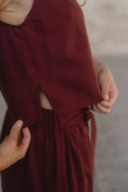 ULIVO TENCEL BORDEAUX