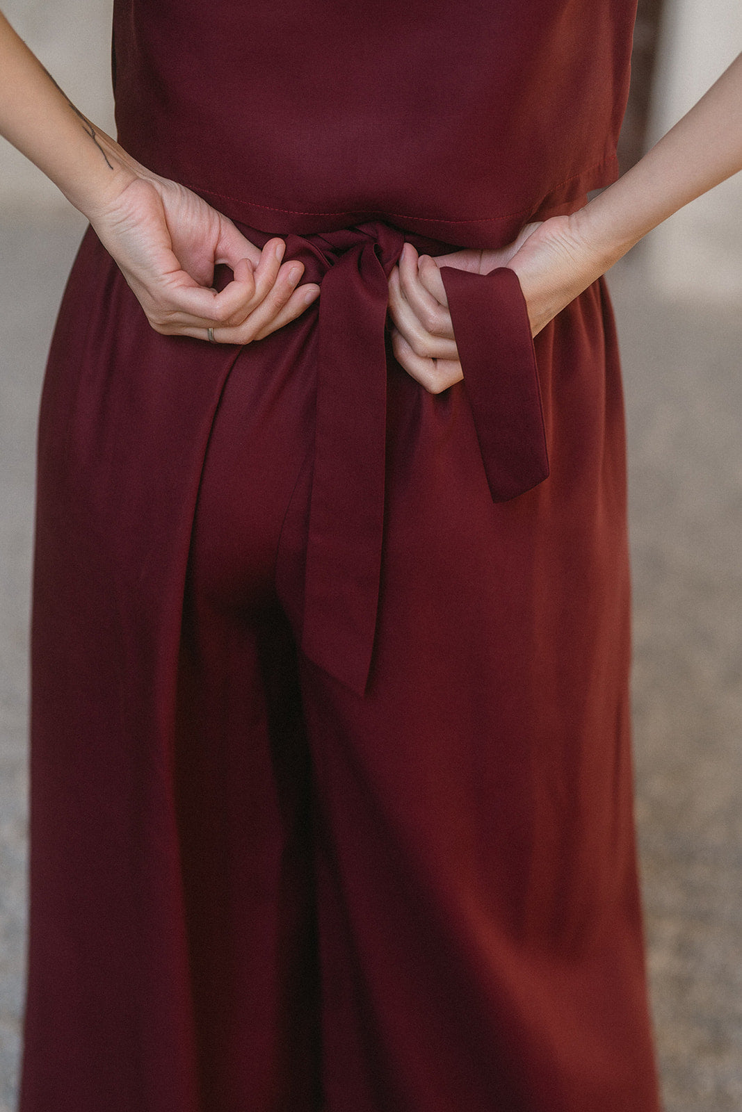 ARIA TENCEL BORDEAUX