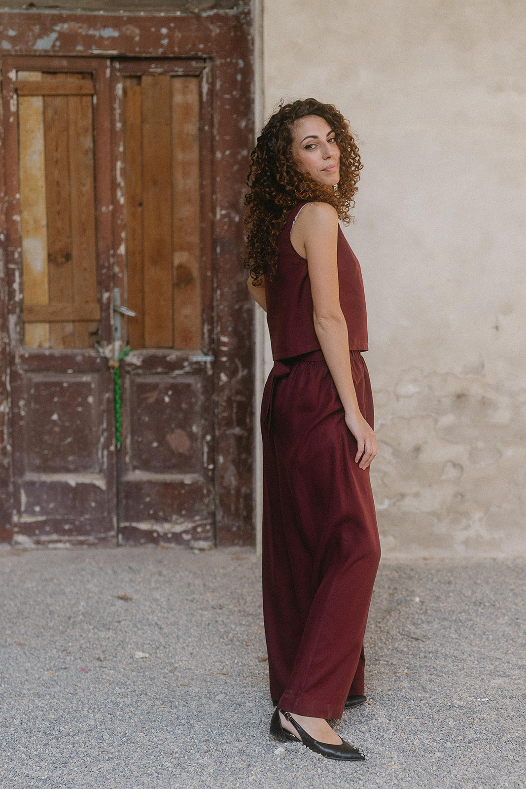 ARIA TENCEL BORDEAUX