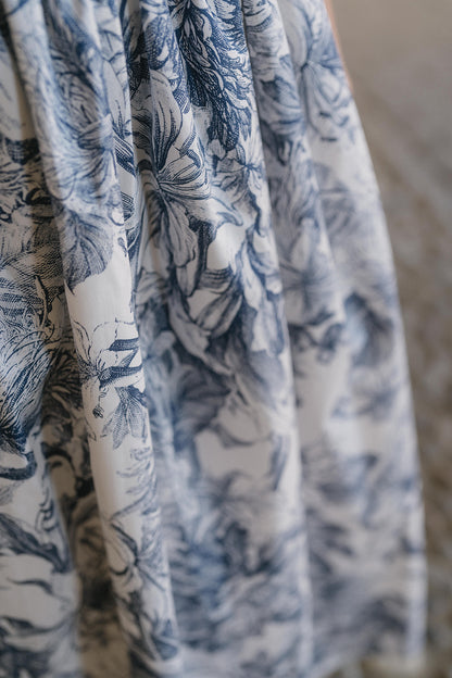 DAHLIA DISEGNO CHINA BLU